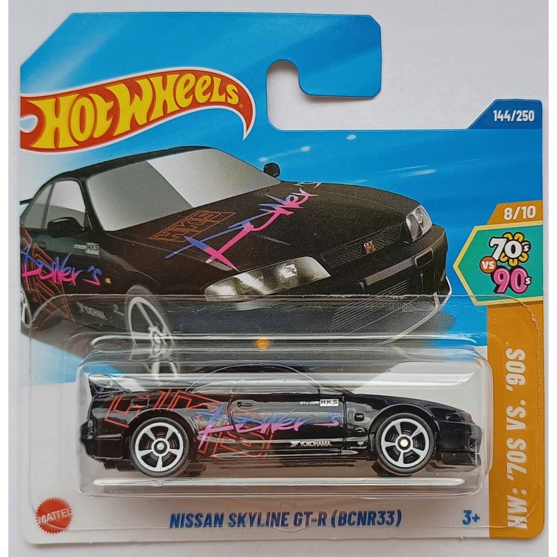 HOT WHEELS NISSAN SKYLINE GT-R (BCNR33) HYY80