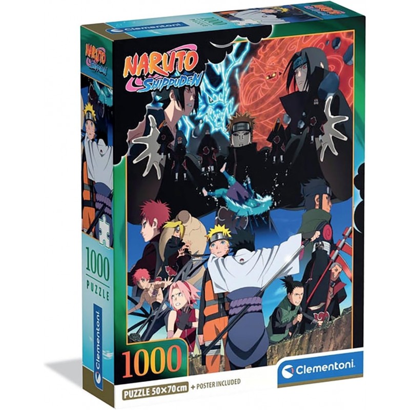 Clementoni NARUTO -Puzzle De 1000 Piezas