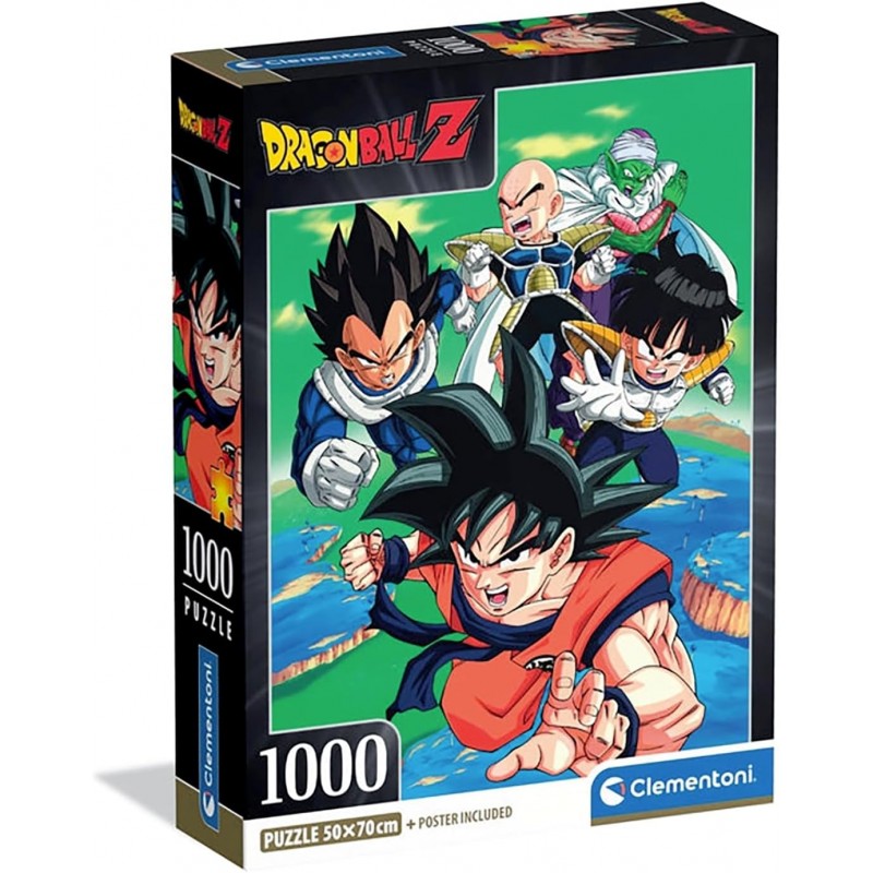 Clementoni - Puzzle Adulto 1000 Piezas Dragon Ball Z