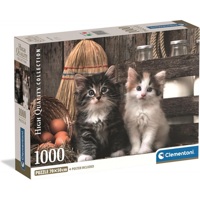Clementoni Puzzle 1000 Piezas Collection Lovely Kittens
