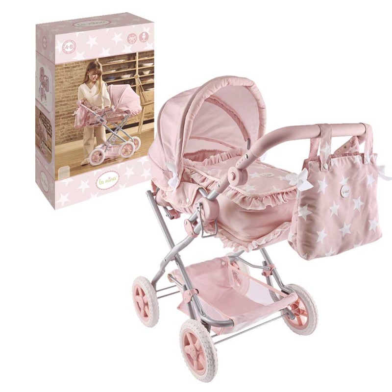 COCHE DE CAPOTA PLEGABLE LA NINA 72CM ALTO