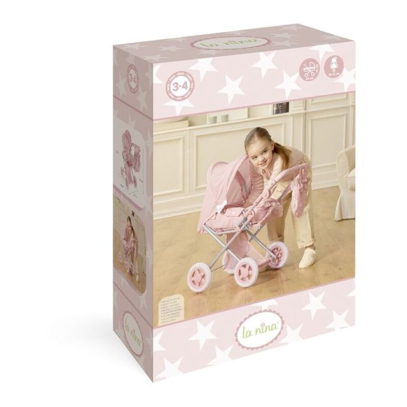 CUCO CON RUEDAS PEQUEÑO CARLOTA ROSA
