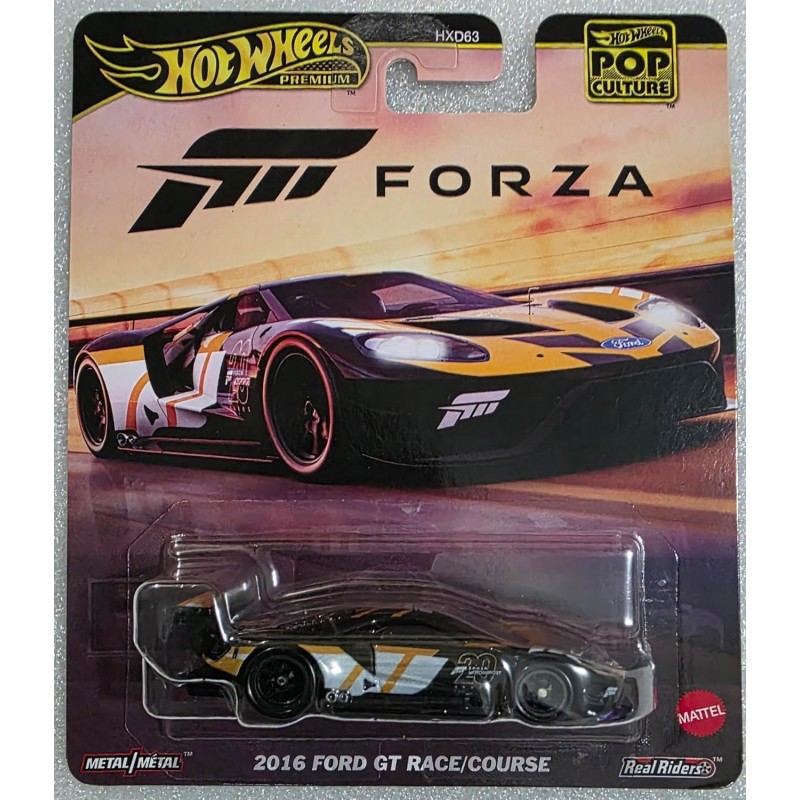 Hot Wheels 2016 Ford GT Race Course Forza Motor  – JBL67 – Serie Pop Culture PREMIUM