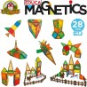 Educa - Magnetics Ecofarm | Juego Educativo de construcción 3D magnético con 28 Piezas