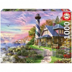 PUZZLE 1000  Faro en Rock Bay