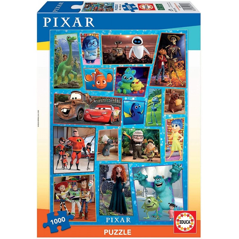 Educa - Pixar Family, Puzzle de 1000 Piezas