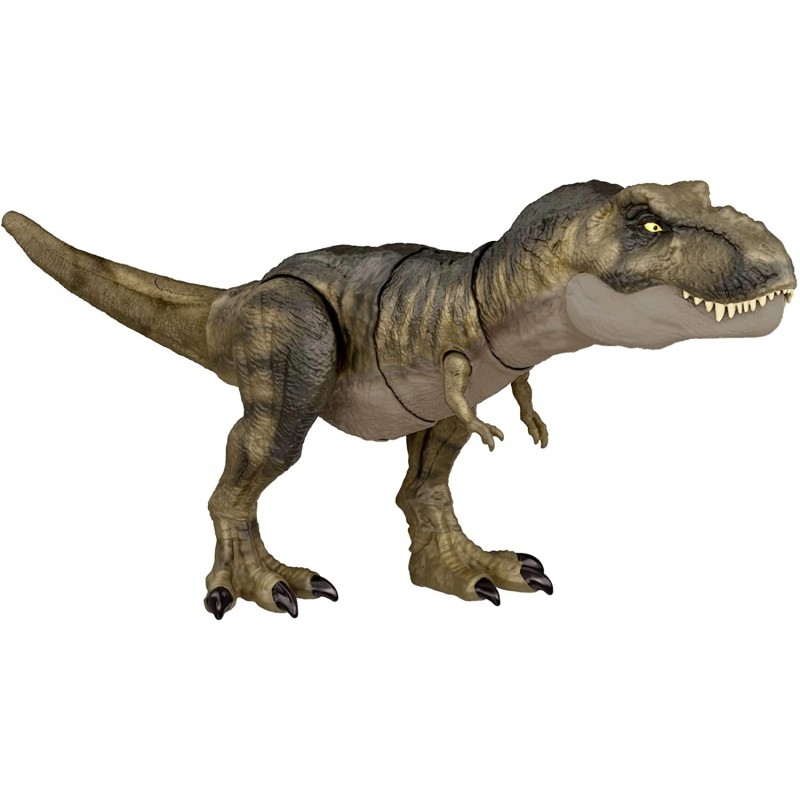 Jurassic World Dinosaurio Articulado T-Rex Golpea Y Devora con Sonido